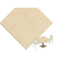 TOVAGLIA 150X150 FIESTA SABBIA CF.5PZ
