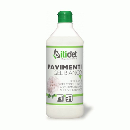 PAVIMENTI GEL MUSCHIO BIANCO 750 ML.
