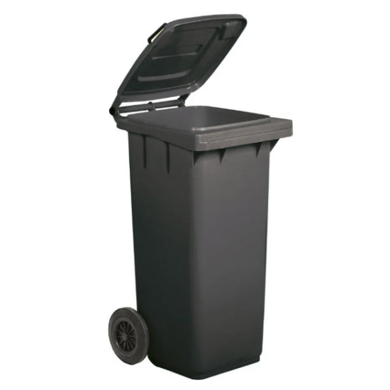 PATTUMIERA 120 LT C/COPERCHIO GRIGIA