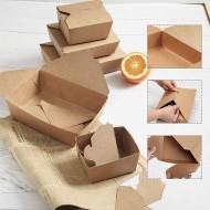 CONTENITORE ASPORTO ANTIGRASSO HLBOX3 Dimensione 19,7x14x6,3h cm