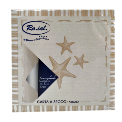 TOVAGLIOLO 40X40 BALI SABBIA CF.50PZ