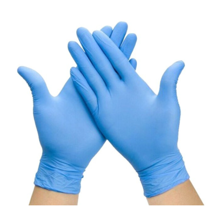 GUANTO NITRILE BLU MEDIO...