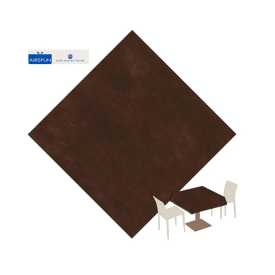 TOVAGLIA 160X160 AIRSPUN MARRONE CF.10PZ