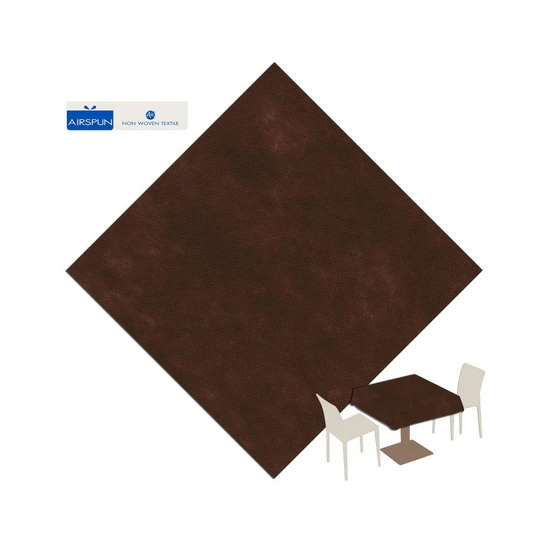 TOVAGLIA 100X100 AIRSPUN MARRONE CF25PZ