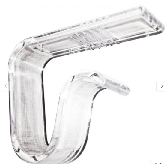 CLIP FERMATOVAGLIE TRASPARENTI CF.36 PZ.