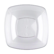 PIATTO FONDO QUADRATO TRASPARENTE CF25PZ