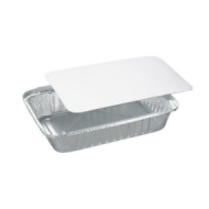 CONTENITORE ALLUMINIO 2PORZIONIXCOPERCHI