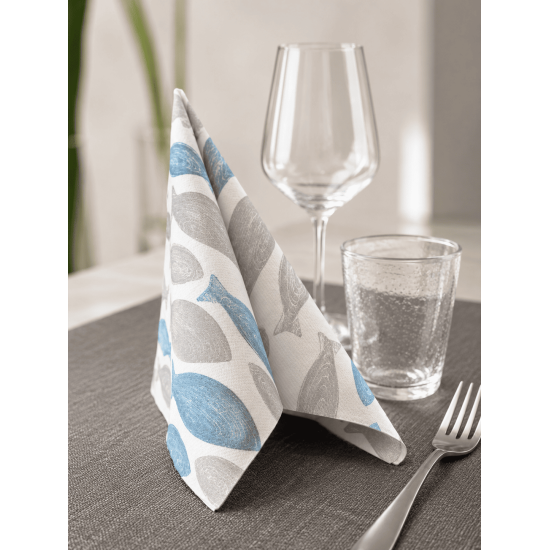 TOVAGLIOLO 40X40 MEDITERRANEO AZZURRO