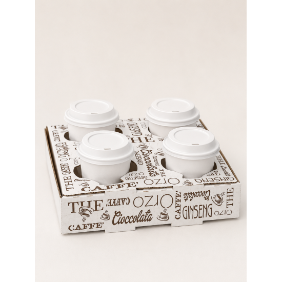 SCATOLA PORTA CAFFE' 4 FORI CF.100 PZ