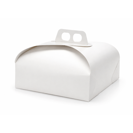 SCATOLA TORTA 33X33 FIBRA BIANCA SCOTTON