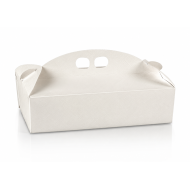 SCATOLA PORTA PASTE 24X16X6 FIBRA BIANCA
