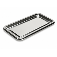 VASSOIO RETTANGOLARE SILVER 6,5X19 CF.20PZ