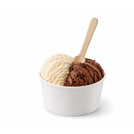 COPPETTA GELATO 80 CC CARTA BIANCA