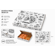 SCATOLA PIZZA 22X26 CF.200 PZ.