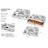 SCATOLA PIZZA 45X45 CF.100PZ.