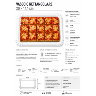 VASSOIO OY BIANCO ART.2 20x14,1