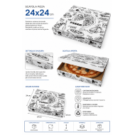 SCATOLA PIZZA 24X24 CF.100 PZ.