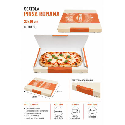 SCATOLA PINSA ROMANA 23X36...