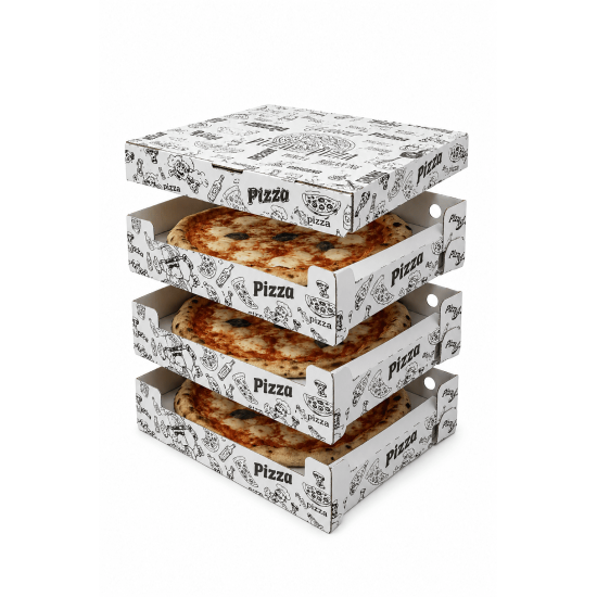 SCATOLA PIZZA CUBO 33X33 CF.200 PZ.