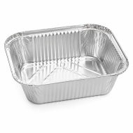 CONTENITORE ALLUMINIO 1 PORZIONE CF100PZ 15x12,5 H 4,3 CM