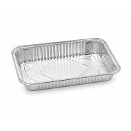CONTENITORE ALLUMINIO 4 PORZIONI 22,6x17,7 H 2,6 CM