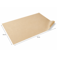 CARTA FORNO A FOGLI NATURAL 33X53 15 FOGLI
