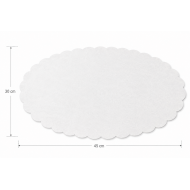 SOTTOFRITTO OVALE 45X30 CF500PZ