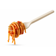 FORCHETTA PP RIUTILIZZABILE BIANCO PZ100