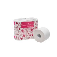 CARTA IGIENICA TISSU FLOWER PREMIUM CF.4 PZ