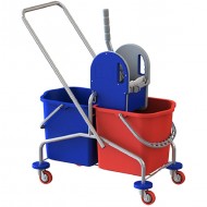 CARRELLO PRO 2X25LT CON STRIZZATORE