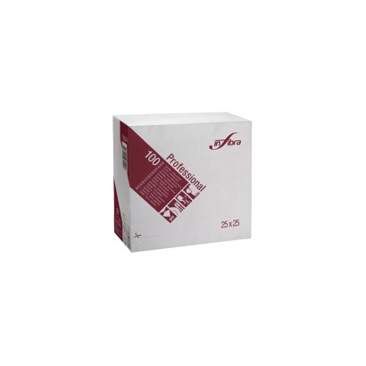 TOVAGLIOLO 25X25 BIANCO CF.100 PZ.