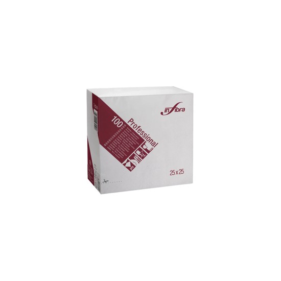 TOVAGLIOLO 25X25 BIANCO CF.100 PZ.