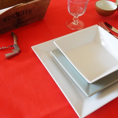 TOVAGLIA 100X100 AIRSPUN ROSSE CF.25PZ