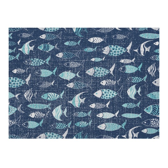 TOVAGLIETTA 30X40 BLUE FISH CF.250 PZ.