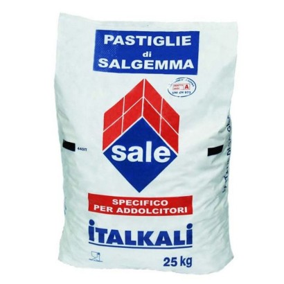 SALE PER ADDOLCITORE SACCO DA 25 KG.