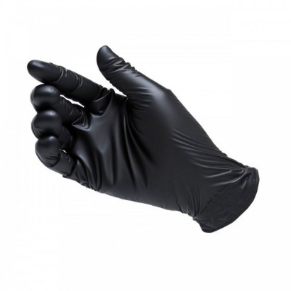 GUANTO NITRILE NERO SMALL CF.100 PZ.