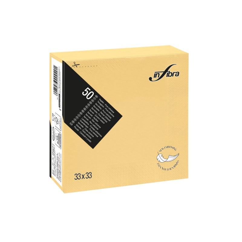 TOVAGLIOLO 2V 33X33 CREMA CF.50 PZ.